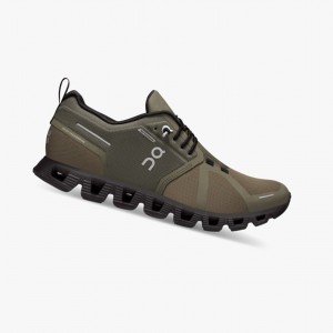 On Cloud 5 Waterproof Verde Oliva Negros | TRA209741